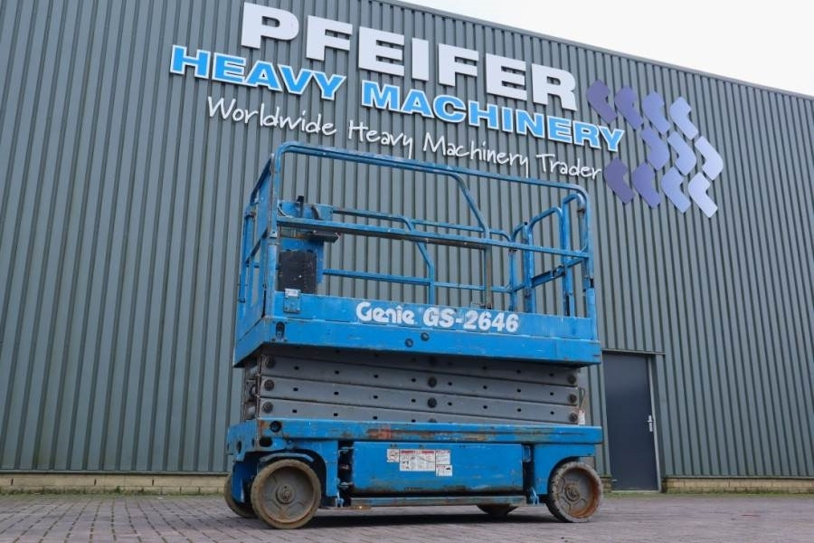 Genie GS2646 Electric, Working Height 9.80m, Capacity 45 - Nacelle ciseaux: photos 1 Genie GS2646 Electric, Working Height 9.80m, Capacity 45 - Nacelle ciseaux: photos 1