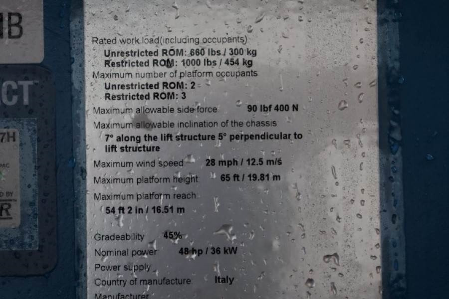 Genie S65XC Valid inspection, *Guarantee! Diesel, 4x4 Dr - Nacelle télescopique: photos 5 Genie S65XC Valid inspection, *Guarantee! Diesel, 4x4 Dr - Nacelle télescopique: photos 5
