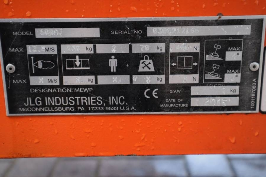 JLG 600AJ Valid inspection, *Guarantee! Diesel, 4x4 Dr  en crédit-bail JLG 600AJ Valid inspection, *Guarantee! Diesel, 4x4 Dr: photos 6