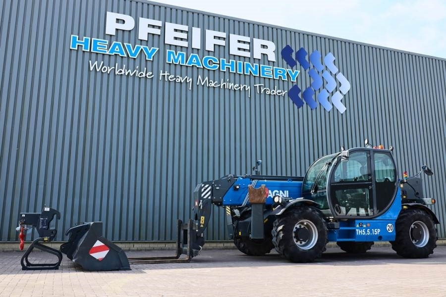 Magni TH5,5.15-D7/D Diesel, 4x4x4 Drive, 5.5t Capacity, - Chariot télescopique: photos 1 Magni TH5,5.15-D7/D Diesel, 4x4x4 Drive, 5.5t Capacity, - Chariot télescopique: photos 1