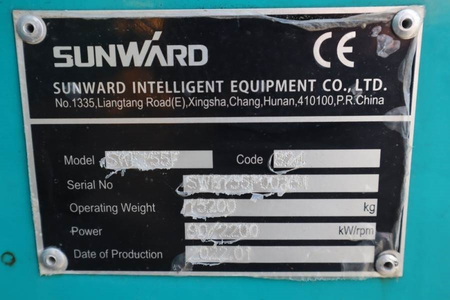 Sunward SWE155F CE certification, Diesel, Digging depth: 5 - Pelle sur chenille: photos 5 Sunward SWE155F CE certification, Diesel, Digging depth: 5 - Pelle sur chenille: photos 5