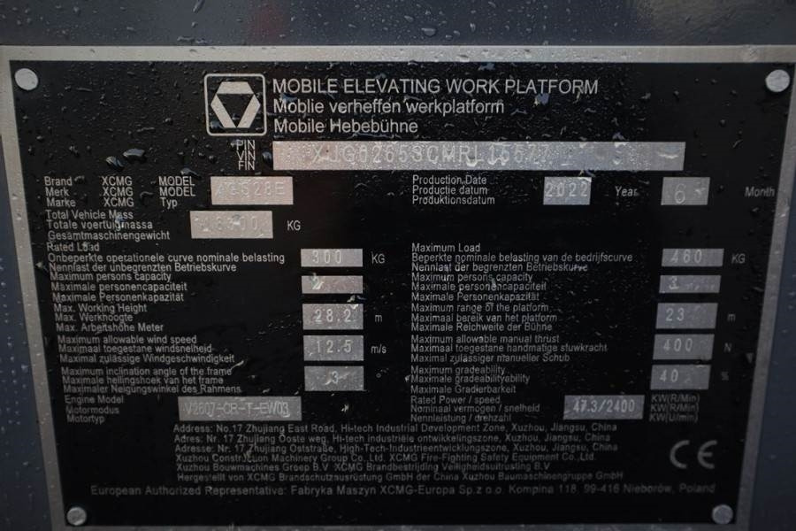XCMG XGS28E Valid inspection, *Guarantee! Diesel, 4x4 D - Nacelle télescopique: photos 5 XCMG XGS28E Valid inspection, *Guarantee! Diesel, 4x4 D - Nacelle télescopique: photos 5