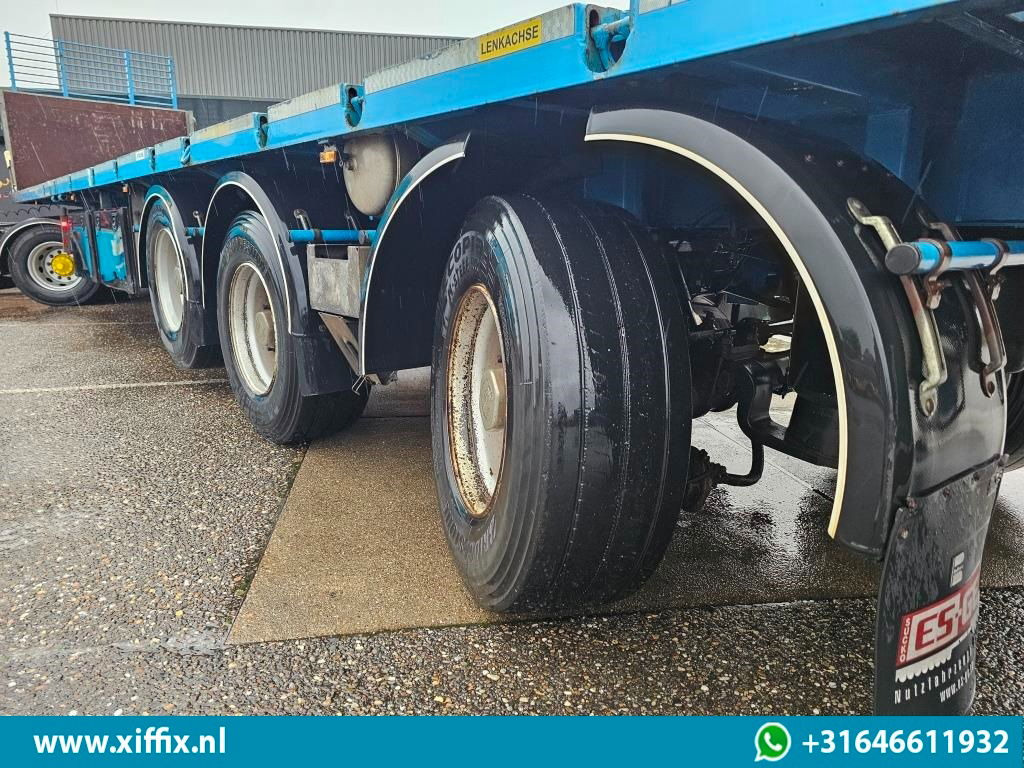 ES-GE 3-ass. Vlakke uitschuifbare oplegger / Naloop gestuurd - Semi-remorque plateau: photos 5 ES-GE 3-ass. Vlakke uitschuifbare oplegger / Naloop gestuurd - Semi-remorque plateau: photos 5