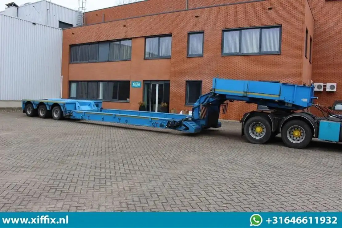 Faymonville 3-ass. Uitschuifbare dieplader met afneembare zwanenhals / Hydr. Vre - Semi-remorque surbaissé: photos 4 Faymonville 3-ass. Uitschuifbare dieplader met afneembare zwanenhals / Hydr. Vre - Semi-remorque surbaissé: photos 4