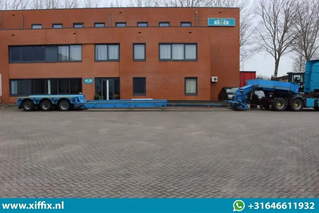 Faymonville 3-ass. Uitschuifbare dieplader met afneembare zwanenhals / Hydr. Vre - Semi-remorque surbaissé: photos 5 Faymonville 3-ass. Uitschuifbare dieplader met afneembare zwanenhals / Hydr. Vre - Semi-remorque surbaissé: photos 5