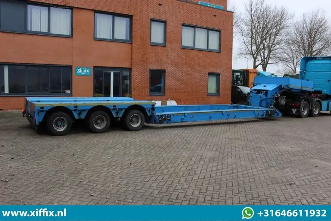 Semi-remorque surbaissé Faymonville 3-ass. Uitschuifbare dieplader met afneembare zwanenhals / Hydr. Vre: photos 12