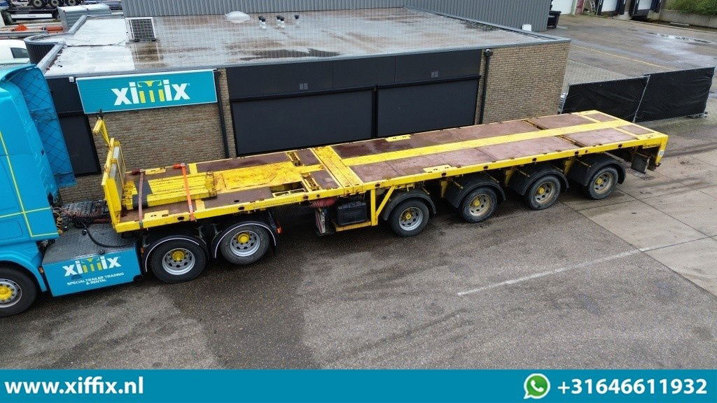 Faymonville 4-ass. Vlakke triple 3x uitschuifbare oplegger / 35 meter / 4x gestuurd - Semi-remorque plateau: photos 2 Faymonville 4-ass. Vlakke triple 3x uitschuifbare oplegger / 35 meter / 4x gestuurd - Semi-remorque plateau: photos 2