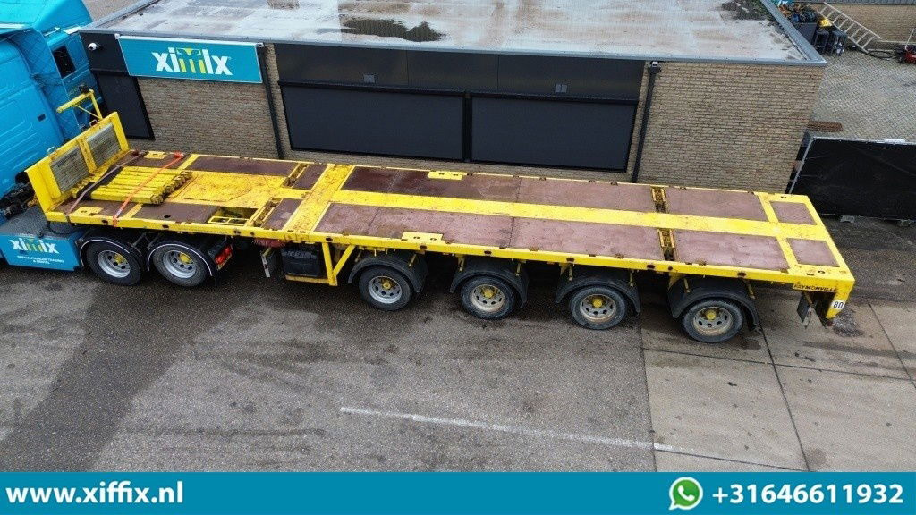 Faymonville 4-ass. Vlakke triple 3x uitschuifbare oplegger / 35 meter / 4x gestuurd - Semi-remorque plateau: photos 4 Faymonville 4-ass. Vlakke triple 3x uitschuifbare oplegger / 35 meter / 4x gestuurd - Semi-remorque plateau: photos 4