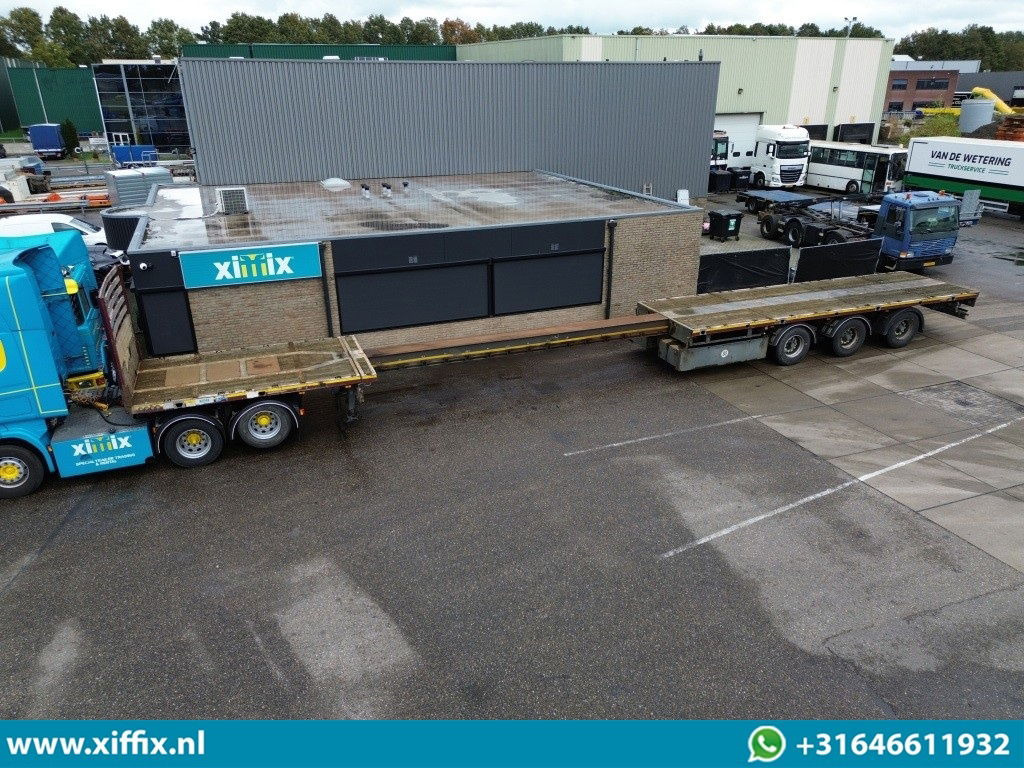 Meusburger 3-ass. Vlakke uitschuifbare oplegger / 3x gestuurd - Semi-remorque plateau: photos 1 Meusburger 3-ass. Vlakke uitschuifbare oplegger / 3x gestuurd - Semi-remorque plateau: photos 1