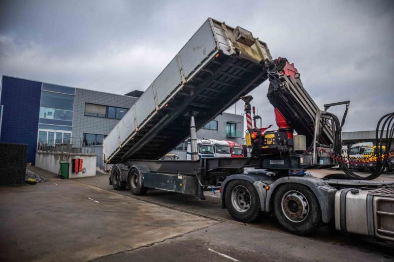 Kwb KIPPER + FASSI F245A/5X - Semi-remorque benne: photos 2 Kwb KIPPER + FASSI F245A/5X - Semi-remorque benne: photos 2