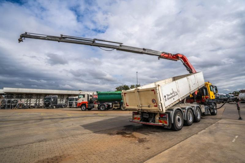 MAN TGS 32.400 BL + Fassi 245A/5x - Camion benne, Camion grue: photos 4 MAN TGS 32.400 BL + Fassi 245A/5x - Camion benne, Camion grue: photos 4