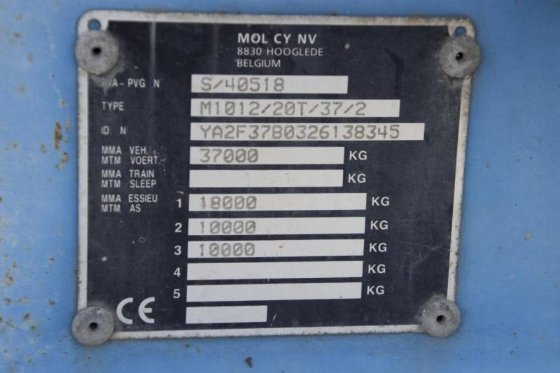 Semi-remorque malaxeur Mol BETON MIXER/MALAXEUR/MISCHER 10M3+MOTOR/MOTEUR: photos 8 Semi-remorque malaxeur Mol BETON MIXER/MALAXEUR/MISCHER 10M3+MOTOR/MOTEUR: photos 8