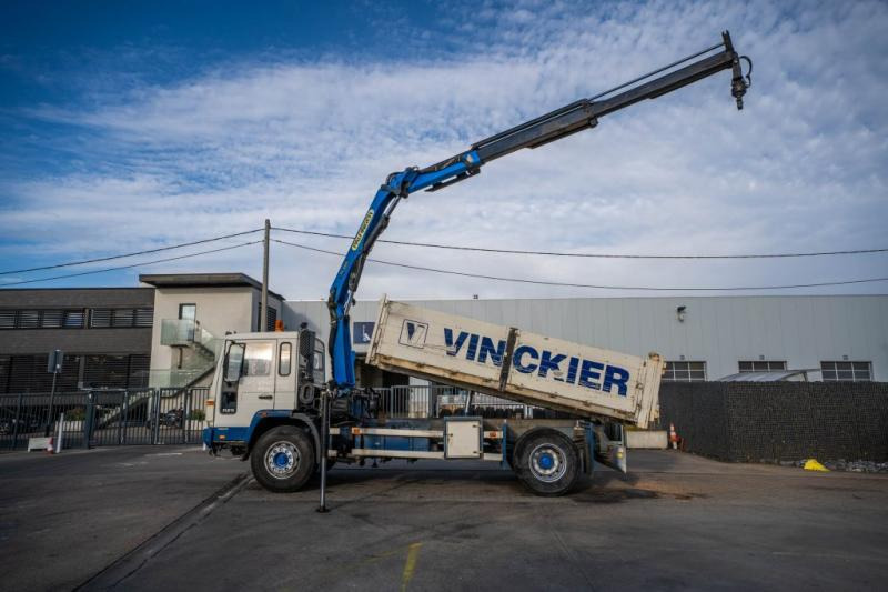 Camion benne, Camion grue Volvo FL 619 - PK 9501: photos 6