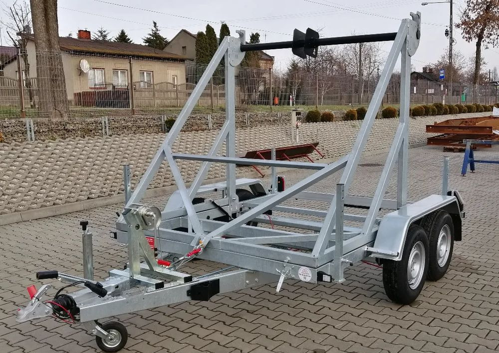 Besttrailers Przyczepa kablowa DMC 2700 kg K14" dwie osie - Remorque porte-touret: photos 1 Besttrailers Przyczepa kablowa DMC 2700 kg K14" dwie osie - Remorque porte-touret: photos 1