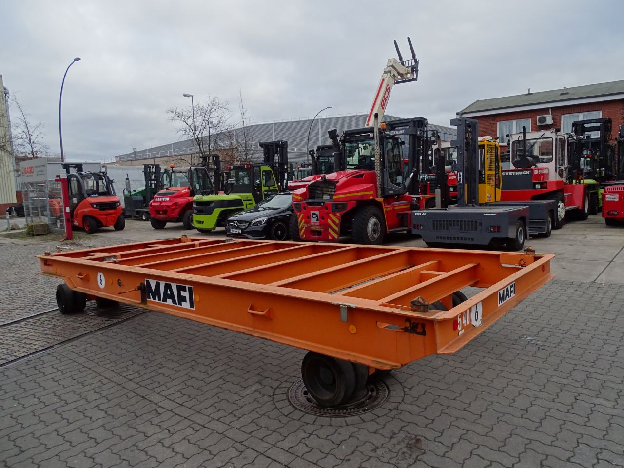 MAFI 1110-4 DFB - Remorque portuaire rolltrailer: photos 1 MAFI 1110-4 DFB - Remorque portuaire rolltrailer: photos 1