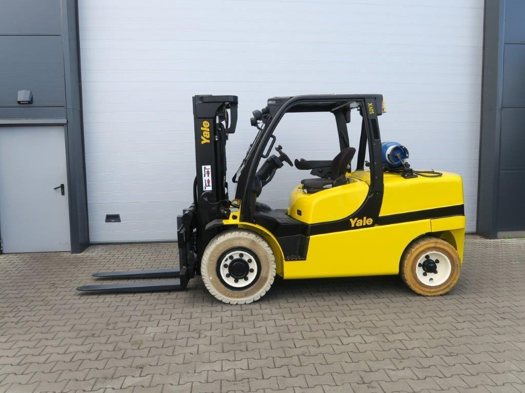 Yale GLP50VX TRIPLEX Container-Indoor-Stapler - Chariot élévateur: photos 1 Yale GLP50VX TRIPLEX Container-Indoor-Stapler - Chariot élévateur: photos 1