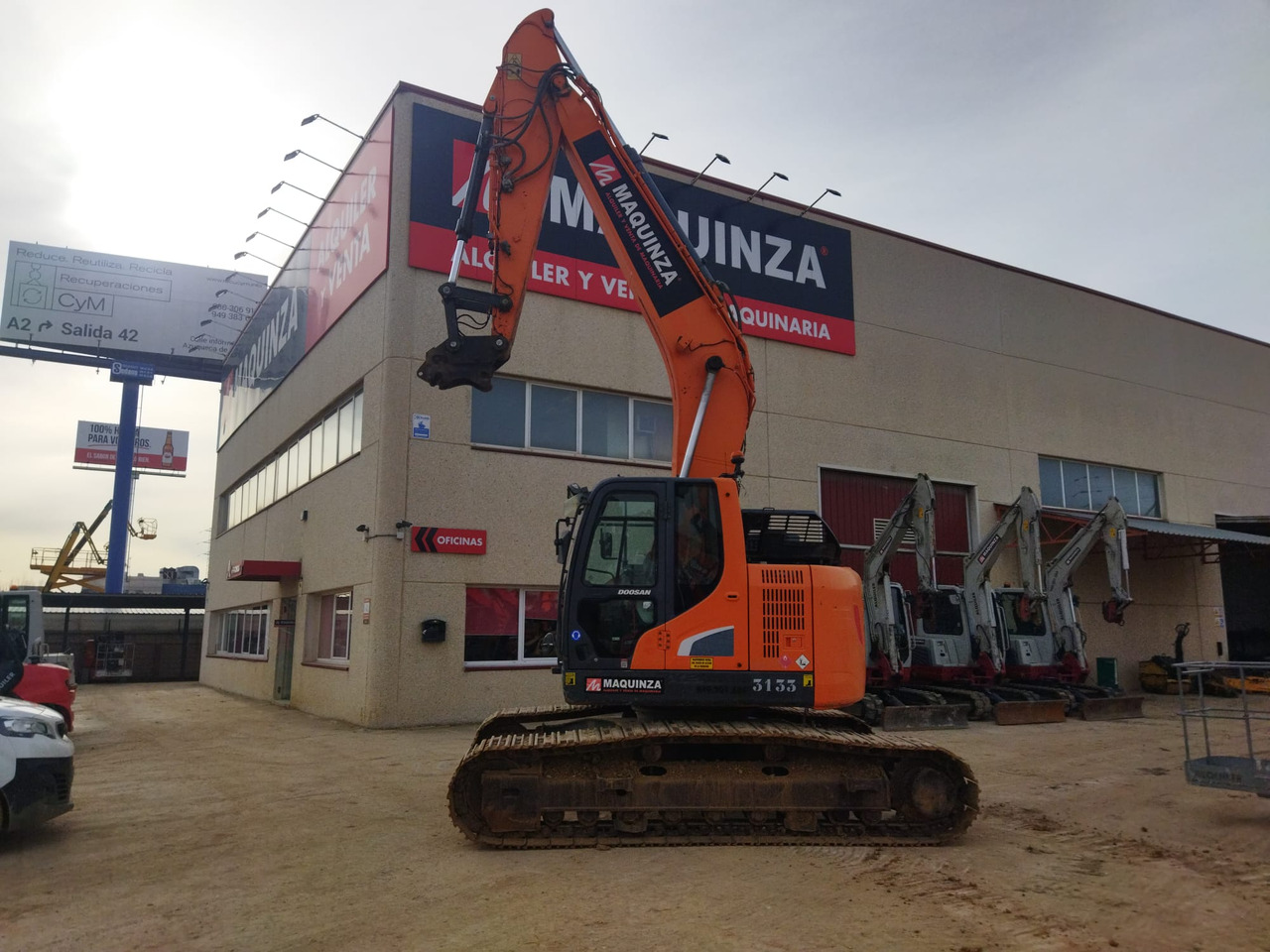 Pelle sur chenille DOOSAN DX235LCR: photos 7