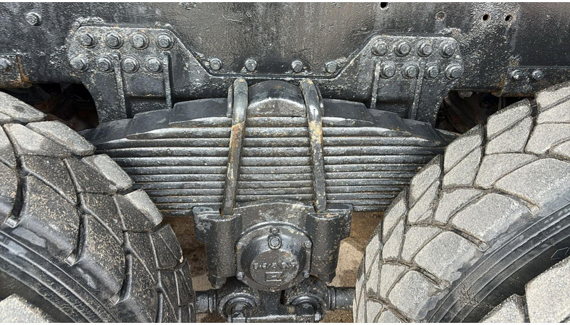 Camion benne MAN 35.414 (6 CYLINDER / 8X6 / BIG AXLES / STEEL SUSP. / LAMES / GRAND PONT): photos 18