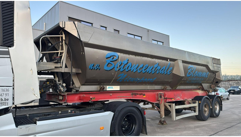 MOL KF85F/20T/37AI (BELGIAN TRAILER / DRUM BRAKES / FREINES TAMBOUR / BPW AXLES) - Semi-remorque benne: photos 1 MOL KF85F/20T/37AI (BELGIAN TRAILER / DRUM BRAKES / FREINES TAMBOUR / BPW AXLES) - Semi-remorque benne: photos 1