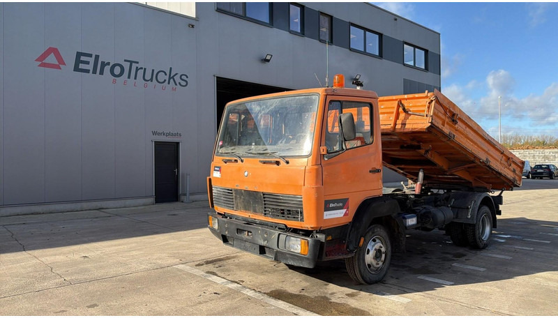 Mercedes-Benz SK 814 (3 WAY TIPPER / MANUAL PUMP / AUXILAIRY / SPER / STEEL SUSP. / LAMES) - Camion benne: photos 1 Mercedes-Benz SK 814 (3 WAY TIPPER / MANUAL PUMP / AUXILAIRY / SPER / STEEL SUSP. / LAMES) - Camion benne: photos 1
