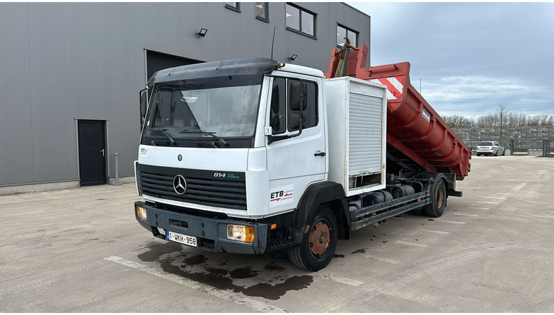 Mercedes-Benz SK 814 (BELGIAN TRUCK / HOOK / PERFECT CONDITION !!! / WITH CONTAINER / 363000 KM !!!! ) - Camion ampliroll: photos 2 Mercedes-Benz SK 814 (BELGIAN TRUCK / HOOK / PERFECT CONDITION !!! / WITH CONTAINER / 363000 KM !!!! ) - Camion ampliroll: photos 2