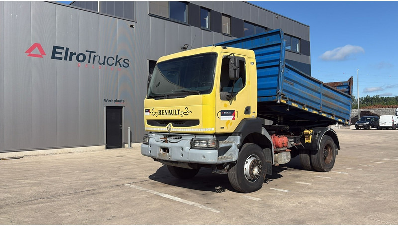 Renault Kerax 385 (BOITE MANUELLE / GRAND PONT / LAMES / MANUAL GEARBOX) - Camion benne: photos 1 Renault Kerax 385 (BOITE MANUELLE / GRAND PONT / LAMES / MANUAL GEARBOX) - Camion benne: photos 1