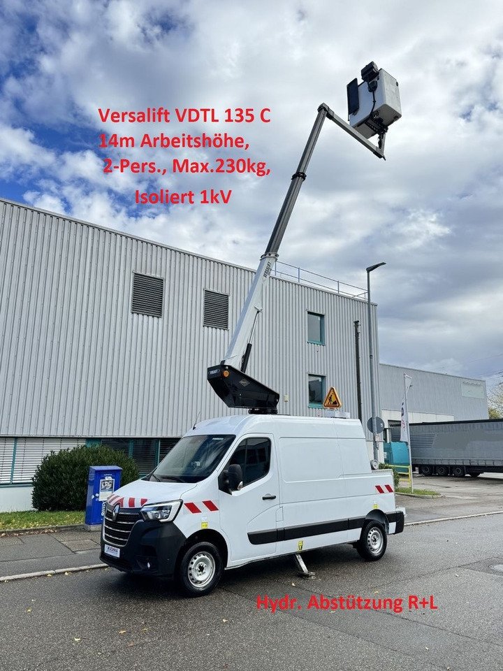 Renault MASTER Versalift VDTL 135 C, 14m 230kg Abstützun - Camion avec nacelle: photos 1 Renault MASTER Versalift VDTL 135 C, 14m 230kg Abstützun - Camion avec nacelle: photos 1