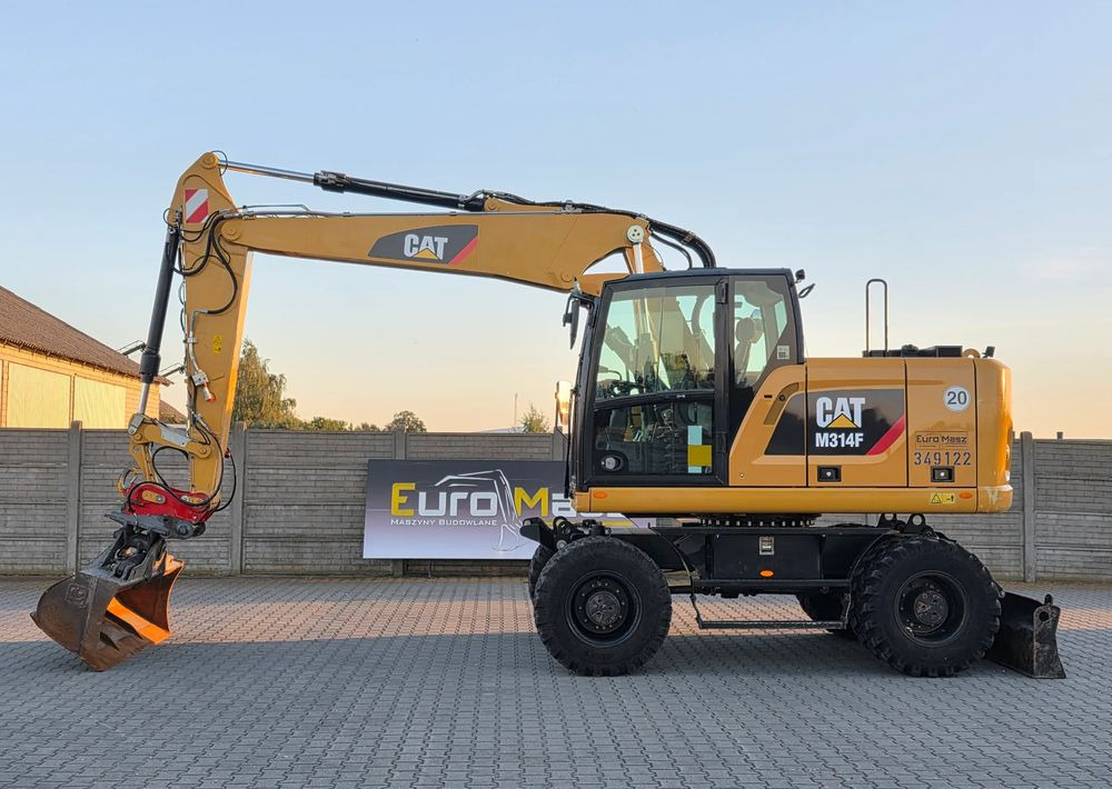 Caterpillar M314F, 2018 ROK, 4200 MTH, 2 ŁYŻKI - Pelle sur pneus: photos 2 Caterpillar M314F, 2018 ROK, 4200 MTH, 2 ŁYŻKI - Pelle sur pneus: photos 2