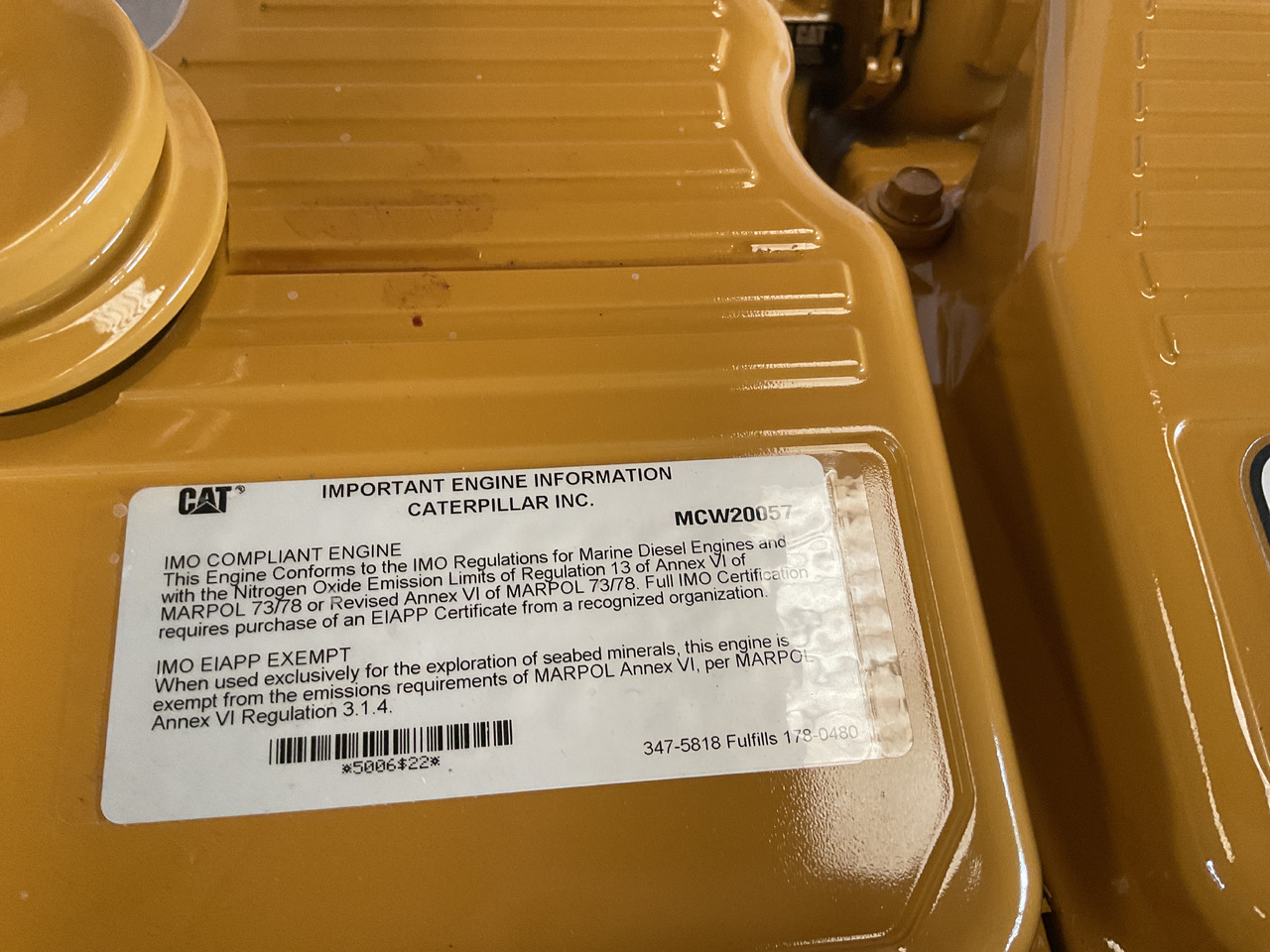 Caterpillar C15 Acert - Moteur: photos 3 Caterpillar C15 Acert - Moteur: photos 3