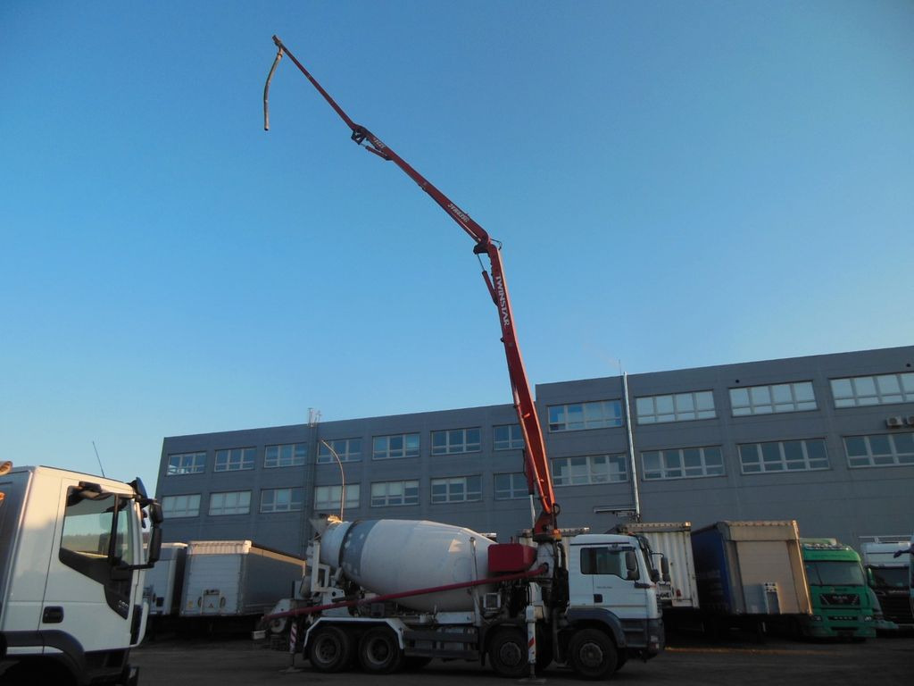 Camion pompe MAN TGA 35.410, 8X4, MIX + PUMPE 24M: photos 17