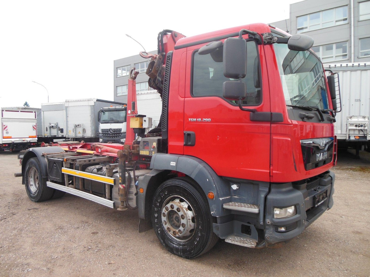MAN TGM 18.290, HYVA HB 100 X - Camion ampliroll, Camion grue: photos 2 MAN TGM 18.290, HYVA HB 100 X - Camion ampliroll, Camion grue: photos 2