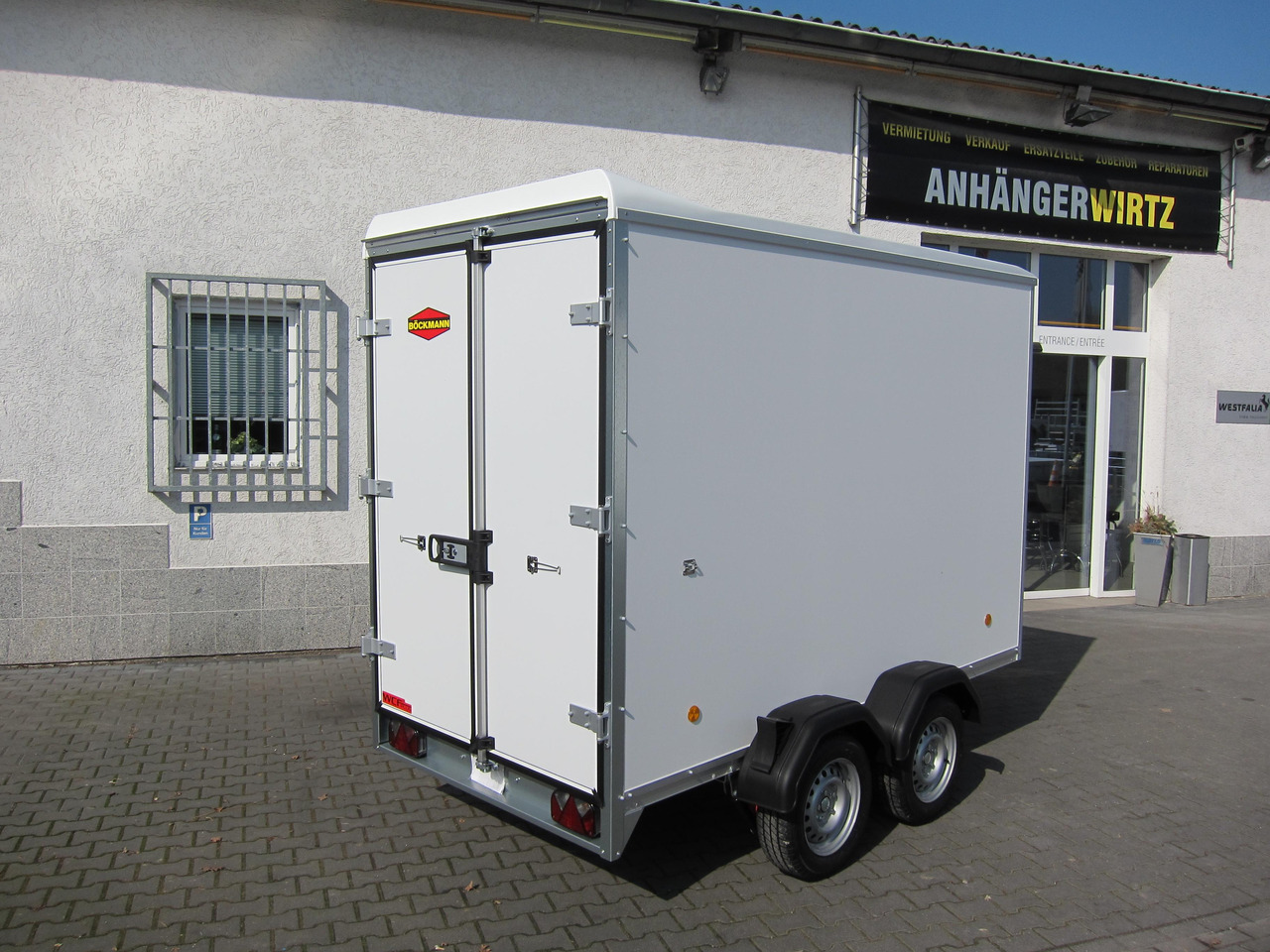 Böckmann Koffer KT 3015/20 H weiß 301x150x202cm (M) 2000kg WCF 100 km/H - Remorque fourgon: photos 3 Böckmann Koffer KT 3015/20 H weiß 301x150x202cm (M) 2000kg WCF 100 km/H - Remorque fourgon: photos 3