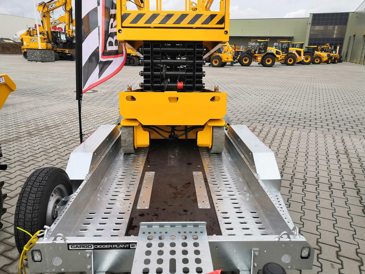 Brian James Digger Plant 543-2813-27 280x130cm Schaufelablage Rampen Reserverad 2700kg Aktion - Remorque porte engin: photos 3 Brian James Digger Plant 543-2813-27 280x130cm Schaufelablage Rampen Reserverad 2700kg Aktion - Remorque porte engin: photos 3