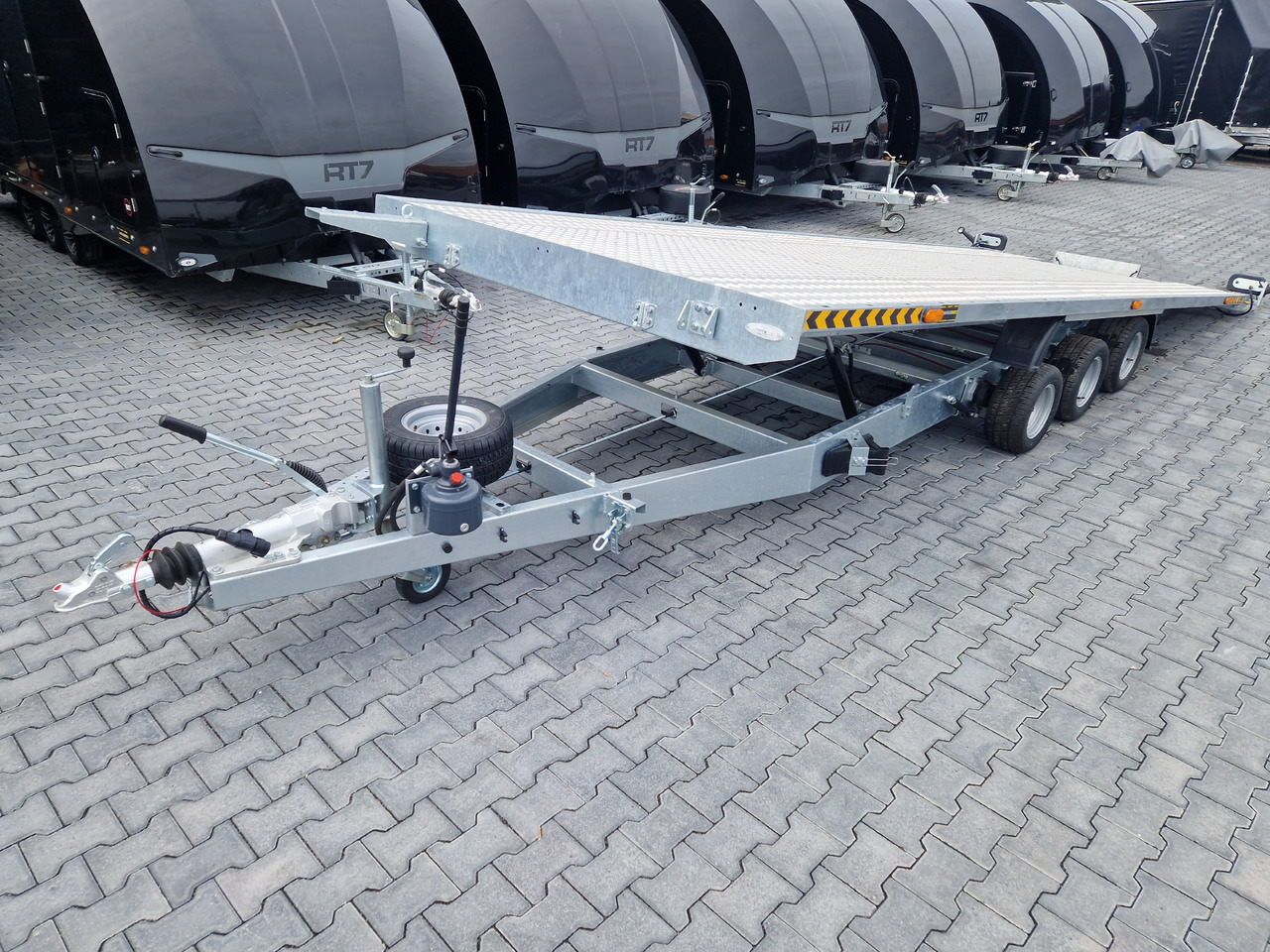 Cartrailer Expert 3560 easyload 600x216cm hydr. kippbar Winde Resrad Premium Tridem 100km/H 3500kg - Remorque porte-voitures: photos 1 Cartrailer Expert 3560 easyload 600x216cm hydr. kippbar Winde Resrad Premium Tridem 100km/H 3500kg - Remorque porte-voitures: photos 1