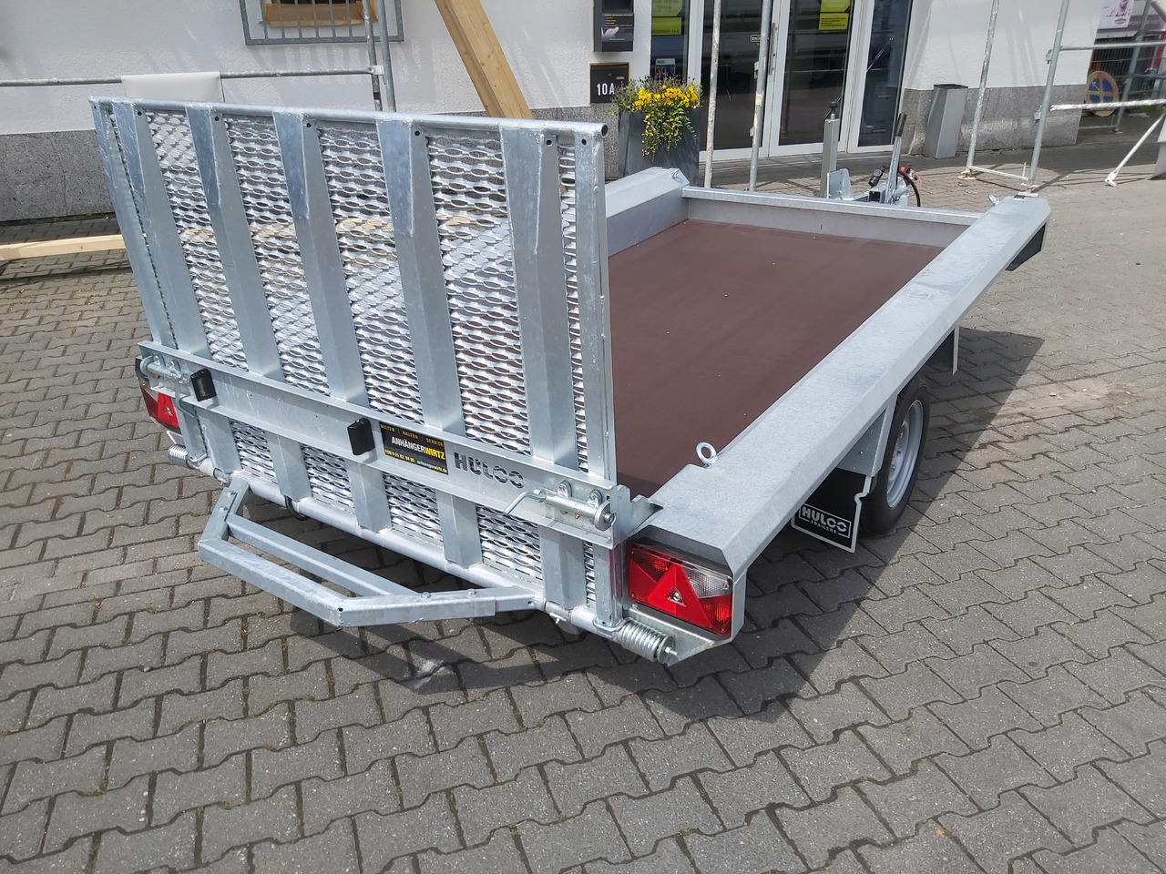 HULCO TERRAX Basic 294x150x27cm Heckrampe 100cm (M) 12" 1500kg - Remorque porte engin: photos 2 HULCO TERRAX Basic 294x150x27cm Heckrampe 100cm (M) 12" 1500kg - Remorque porte engin: photos 2