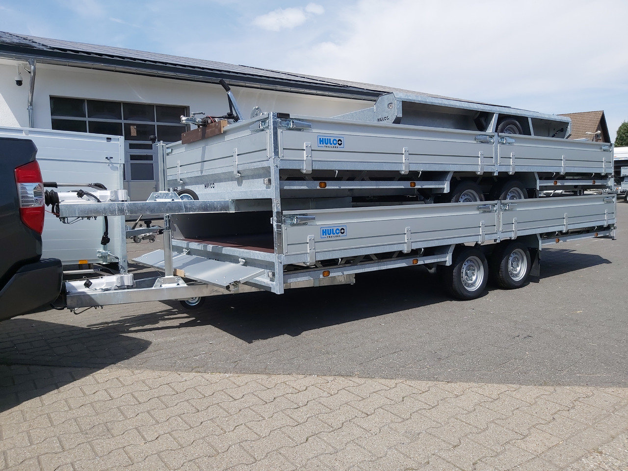 MEDAX - 2 3500 502x223x30cm Tandem 12" niedrig Fahrrgestell (XXL) 3500kg - Remorque plateau: photos 1 MEDAX - 2 3500 502x223x30cm Tandem 12" niedrig Fahrrgestell (XXL) 3500kg - Remorque plateau: photos 1