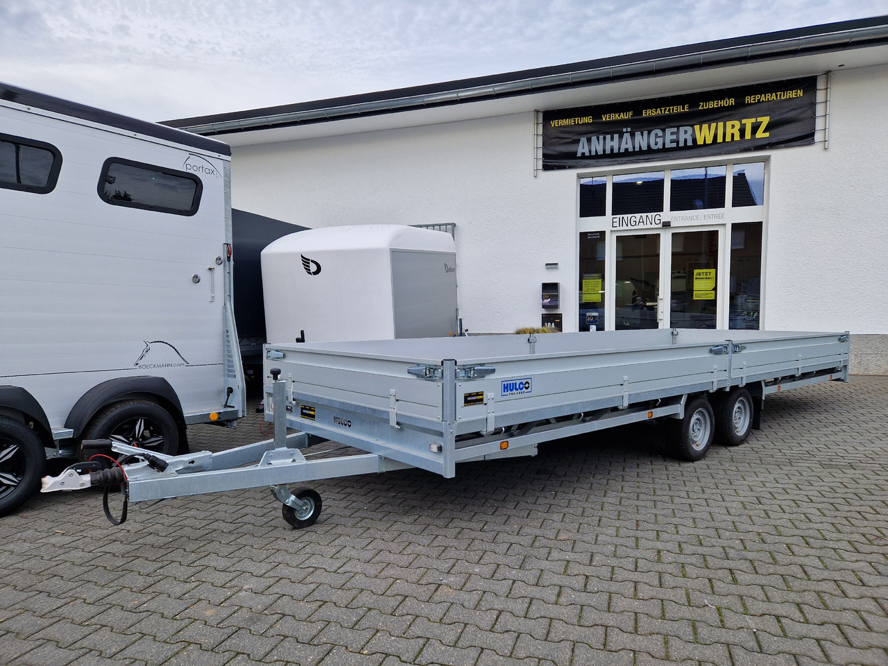 MEDAX 2-3500 611x223x30cm extrabreit niedrig Fahrwerk 12" (XXXL) 3500kg - Remorque plateau: photos 2 MEDAX 2-3500 611x223x30cm extrabreit niedrig Fahrwerk 12" (XXXL) 3500kg - Remorque plateau: photos 2