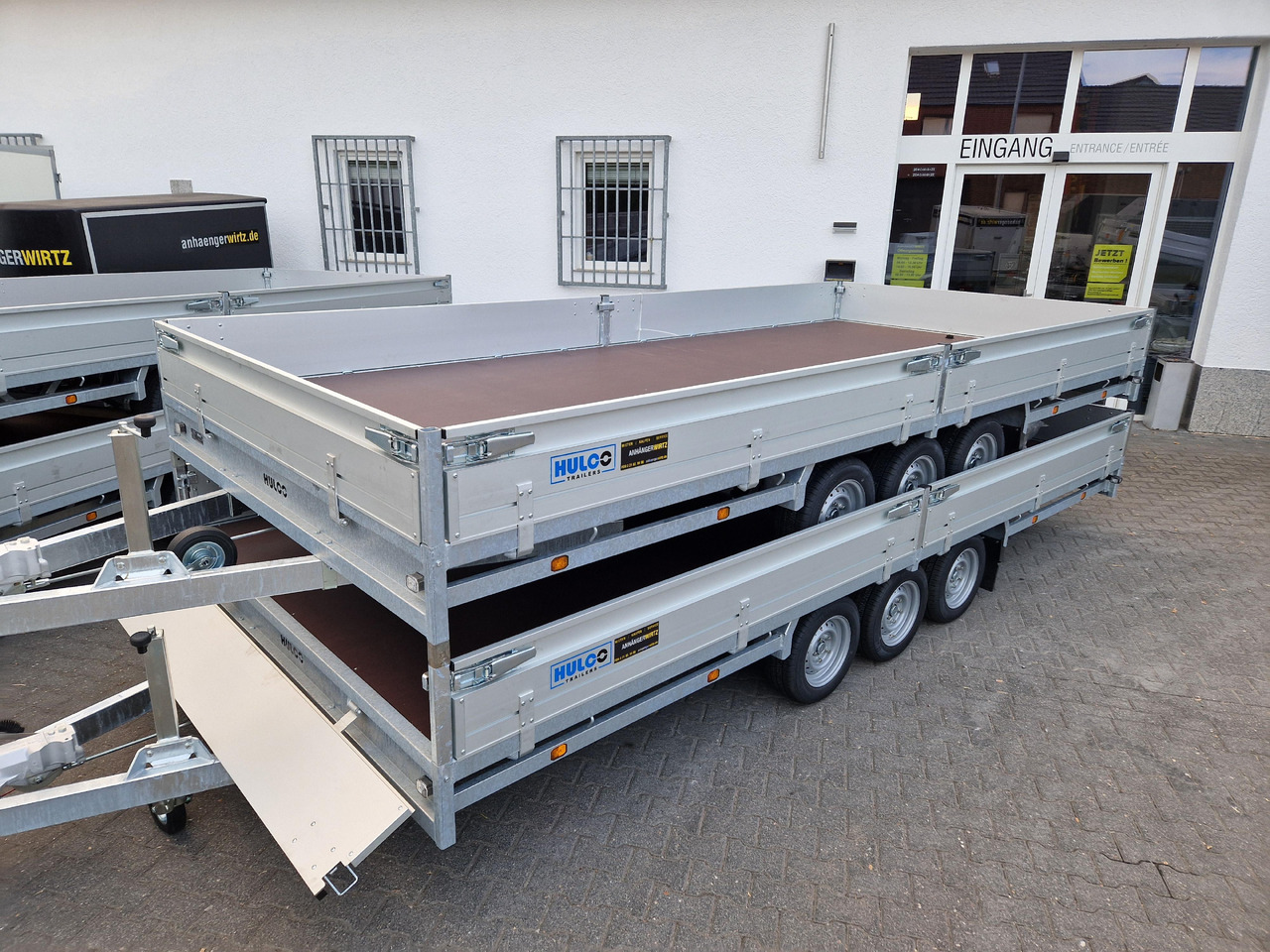 MEDAX - 3 3500 502x223x30cm Tridem 12" niedrig Fahrwerk (XXL) 3500kg - Remorque plateau: photos 3 MEDAX - 3 3500 502x223x30cm Tridem 12" niedrig Fahrwerk (XXL) 3500kg - Remorque plateau: photos 3
