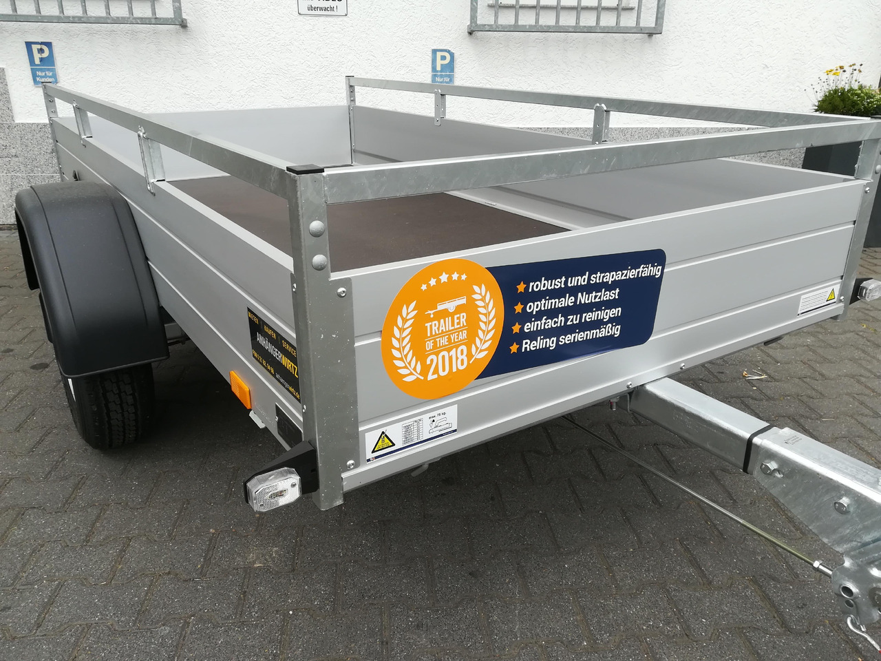 Saris Anhänger DV135 McAlu Pro MP 255x133x43cm (S) 1350kg Online Aktion Modell 2024 - Remorque voiture: photos 5 Saris Anhänger DV135 McAlu Pro MP 255x133x43cm (S) 1350kg Online Aktion Modell 2024 - Remorque voiture: photos 5