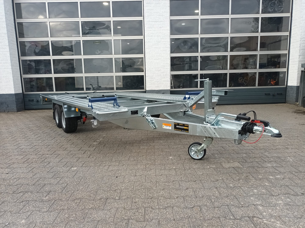 Remorque porte-voitures Saris Cartrailer AT 401 202 2700 2 K easyload ankippbar Rampen Fahrschienen Radstop 2700kg 100km/H: photos 6