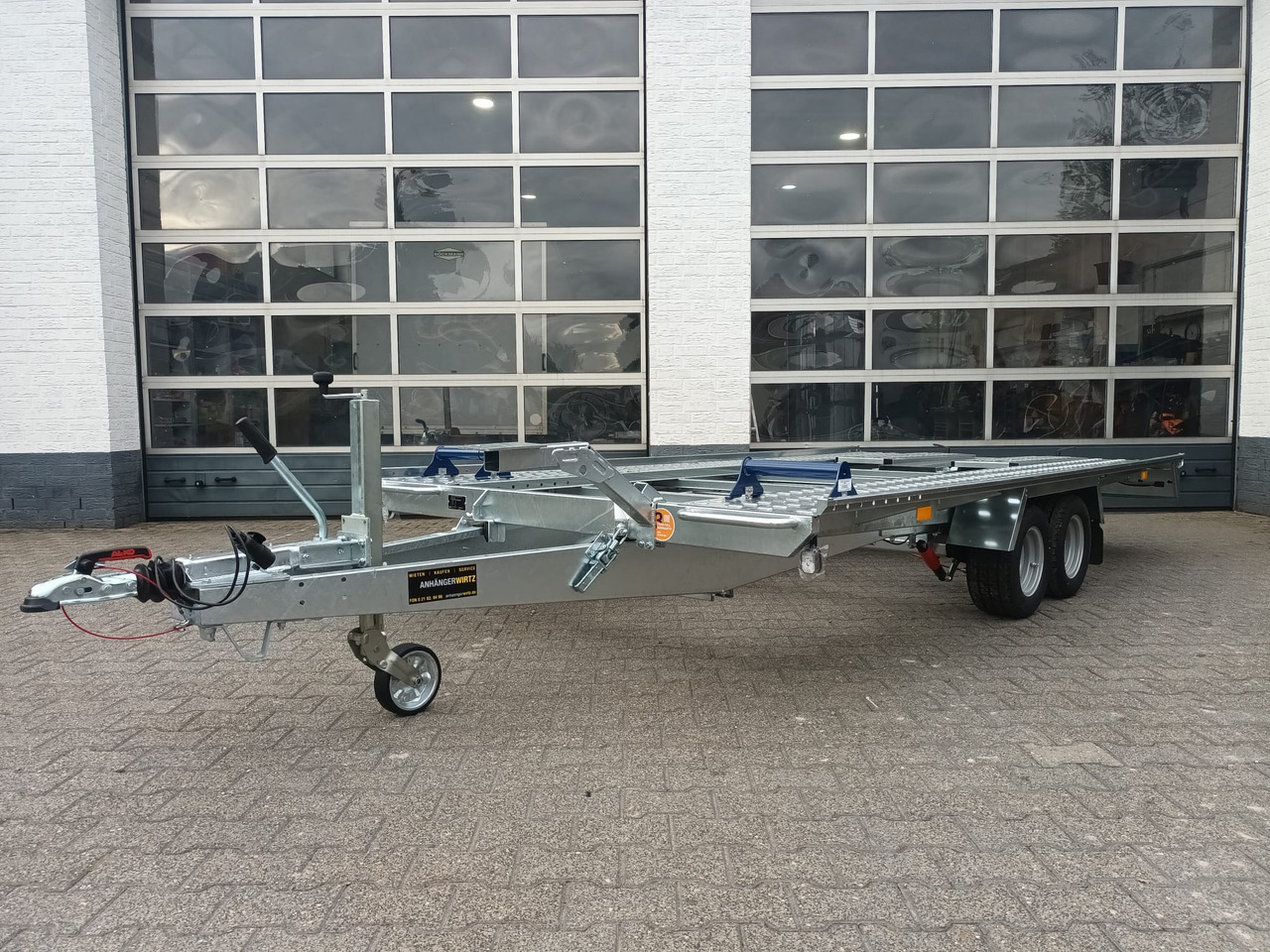 Remorque porte-voitures Saris Cartrailer AT 401 202 2700 2 K easyload ankippbar Rampen Fahrschienen Radstop 2700kg 100km/H: photos 8