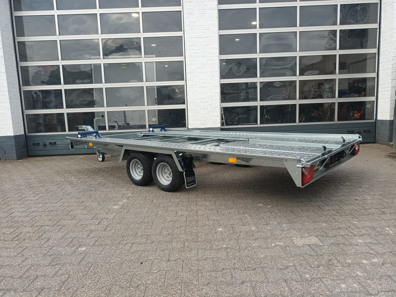 Remorque porte-voitures Saris Cartrailer AT 401 202 2700 2 K easyload ankippbar Rampen Fahrschienen Radstop 2700kg 100km/H: photos 14