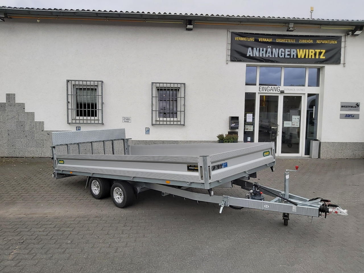 Unsinn Maschinentransporter PKL 3042-10-2040 426x204x350cm easyload Alufelgen 3000kg - Remorque plateau: photos 4 Unsinn Maschinentransporter PKL 3042-10-2040 426x204x350cm easyload Alufelgen 3000kg - Remorque plateau: photos 4