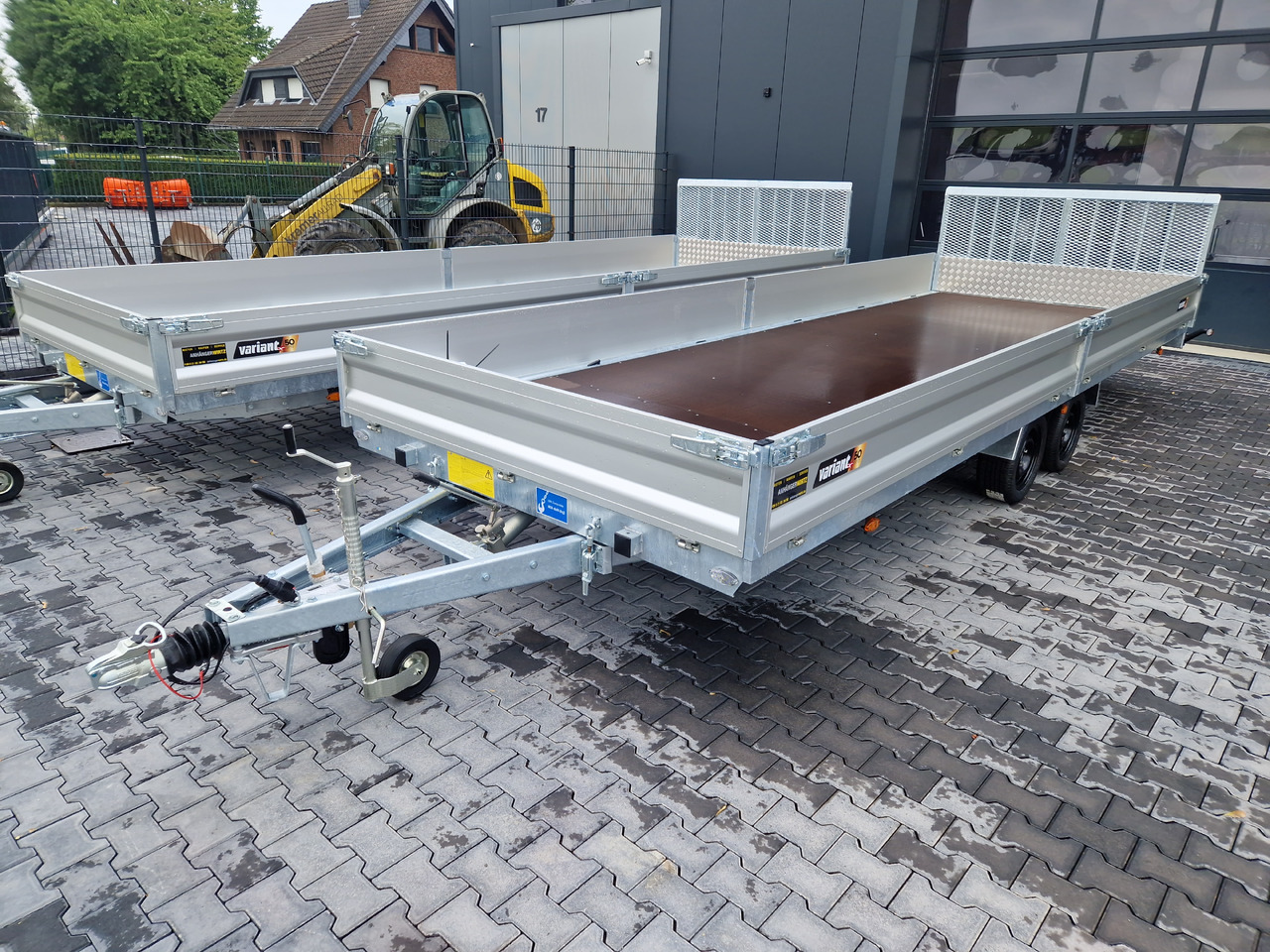 Variant Maschinentransporter 3562 UX Maxi Load 620x210x30cm LED Felgen black 3500kg 2025 - Remorque porte engin: photos 1 Variant Maschinentransporter 3562 UX Maxi Load 620x210x30cm LED Felgen black 3500kg 2025 - Remorque porte engin: photos 1