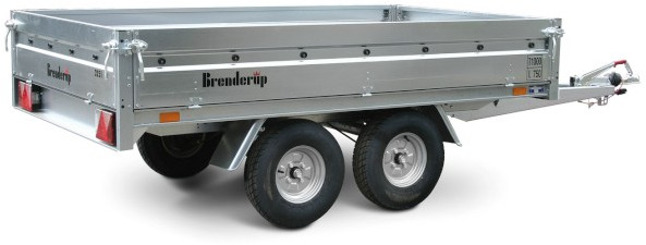 Brenderup 3251S TB1000, 1000 kg, Stahl Hochlader, 2500 x 1420 x 350 mm - Remorque voiture: photos 4 Brenderup 3251S TB1000, 1000 kg, Stahl Hochlader, 2500 x 1420 x 350 mm - Remorque voiture: photos 4