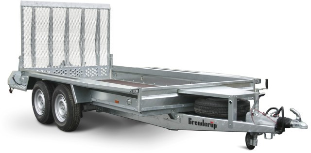 Brenderup Baumaschinentransporter MT3080STB 2700, 2,7 to. 308x152mm - Remorque porte engin: photos 1 Brenderup Baumaschinentransporter MT3080STB 2700, 2,7 to. 308x152mm - Remorque porte engin: photos 1