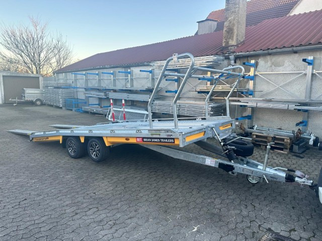 Brian James T Transporter, 231-5021-35-2-12, 5000 x 2150 mm, 3,5 to. kippbar mit Auffahrrampen - Remorque porte-voitures: photos 1 Brian James T Transporter, 231-5021-35-2-12, 5000 x 2150 mm, 3,5 to. kippbar mit Auffahrrampen - Remorque porte-voitures: photos 1