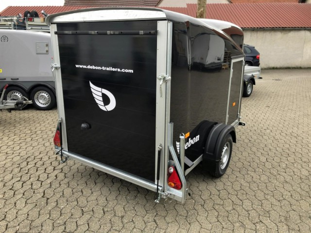 Cheval Liberte Debon Cargo 2 Poly + Türe schwarz Aluräder 1300 kg, 100 km/h, 300x155x168cm - Remorque fourgon: photos 5 Cheval Liberte Debon Cargo 2 Poly + Türe schwarz Aluräder 1300 kg, 100 km/h, 300x155x168cm - Remorque fourgon: photos 5
