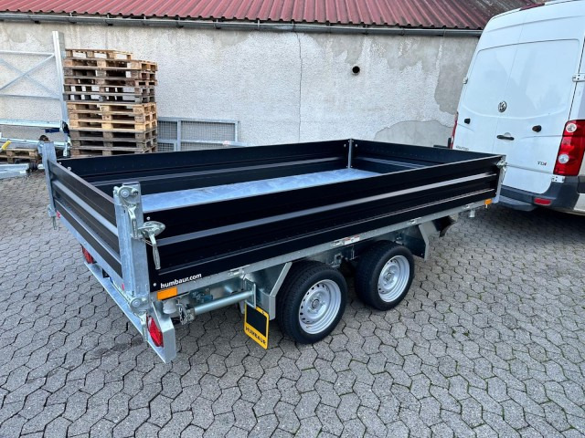 Humbaur 3-Seitenkipper HTK 3500.31 Alu black edition , 3140 x 1750 x 350 mm, 3,5 to. - Remorque benne: photos 1 Humbaur 3-Seitenkipper HTK 3500.31 Alu black edition , 3140 x 1750 x 350 mm, 3,5 to. - Remorque benne: photos 1