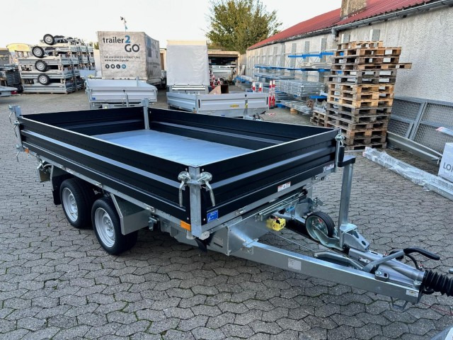 Humbaur 3-Seitenkipper HTK 3500.31 Alu black edition , 3140 x 1750 x 350 mm, 3,5 to. - Remorque benne: photos 2 Humbaur 3-Seitenkipper HTK 3500.31 Alu black edition , 3140 x 1750 x 350 mm, 3,5 to. - Remorque benne: photos 2